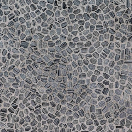 Msi Henley Pebble 12 in x 12 in Tumbled Marble Mesh Mounted Mosaic Tile, 10PK ZOR-MD-0593